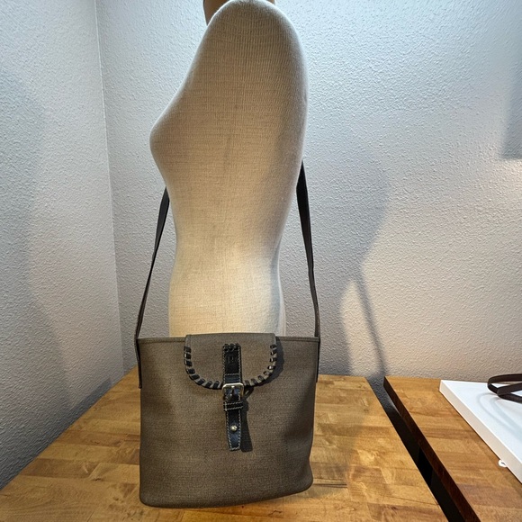 Fendi Vintage Black and Brown Crossbody Bag - Picture 11 of 15